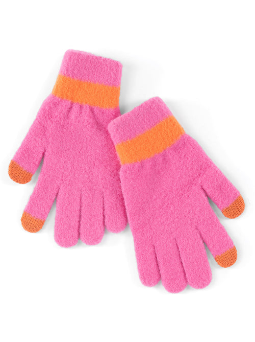 Shiraleah Ellis Touchscreen Gloves, Pink