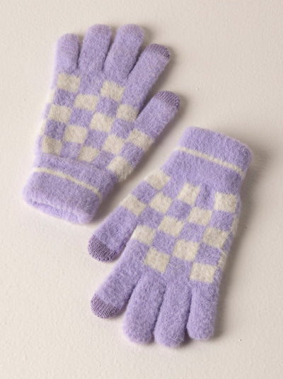 Shiraleah Tanner Touchscreen Gloves, Lilac