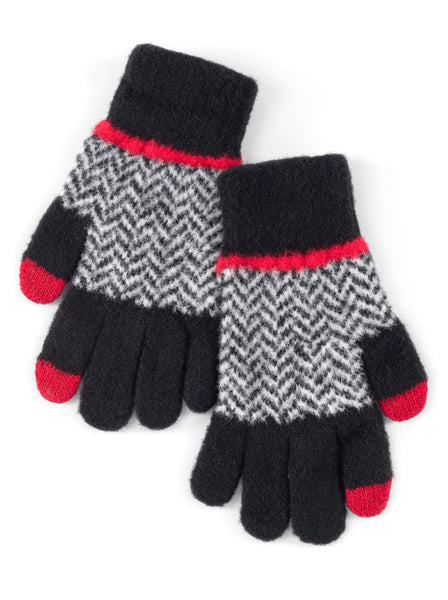 Shiraleah Bowie Touchscreen Gloves, Black - FINAL SALE ONLY