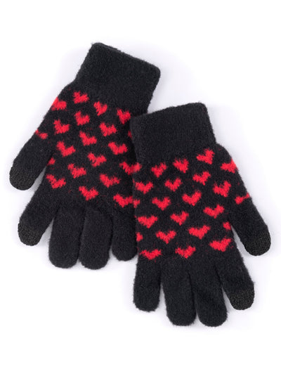 Shiraleah Valentina Touchscreen Gloves, Black