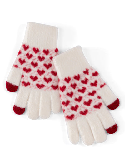 Shiraleah Valentina Touchscreen Gloves, Ivory
