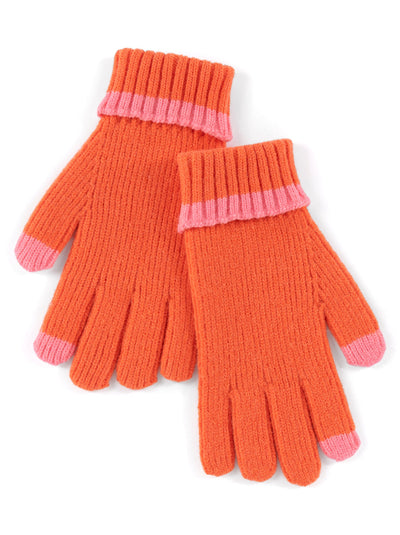Shiraleah Joy Touchscreen Gloves, Orange