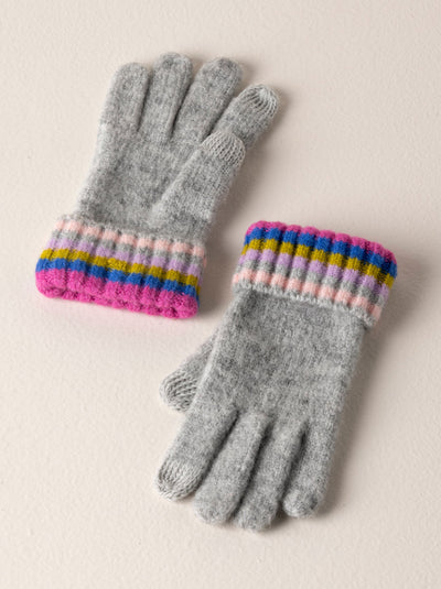 Shiraleah Ronen Touchscreen Gloves, Grey