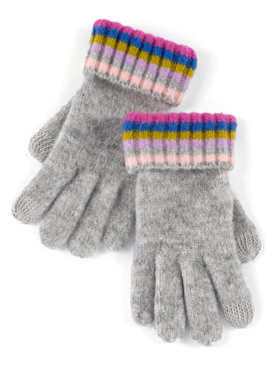 Shiraleah Ronen Touchscreen Gloves, Grey