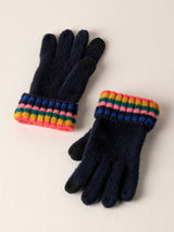 Shiraleah Ronen Touchscreen Gloves, Navy