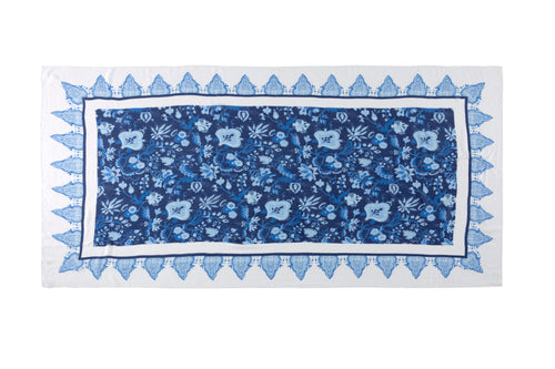 Shiraleah Blue And White Eden Floral Print Pareo : Target