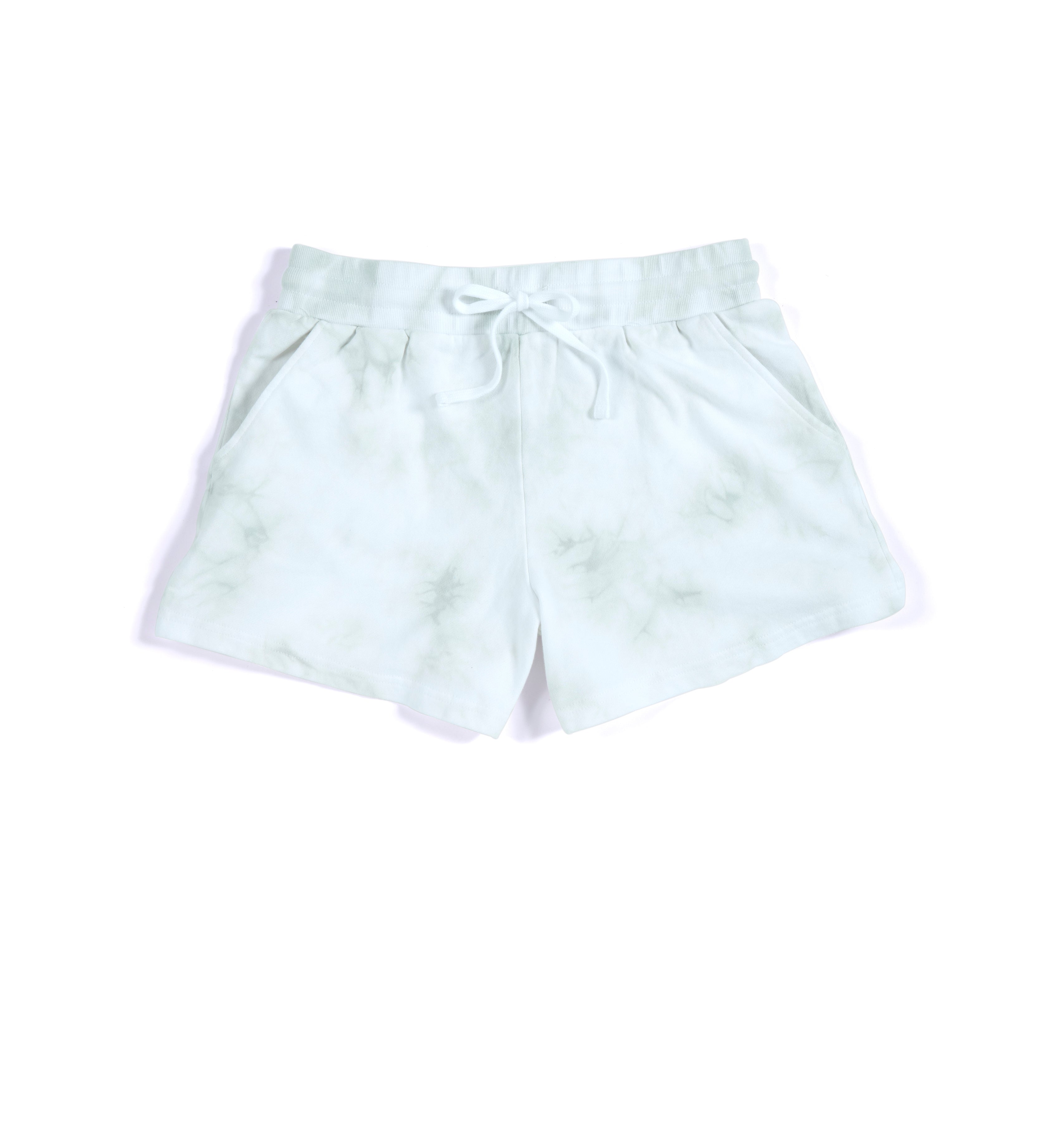 Rae Tie Dye Shorts, Grey