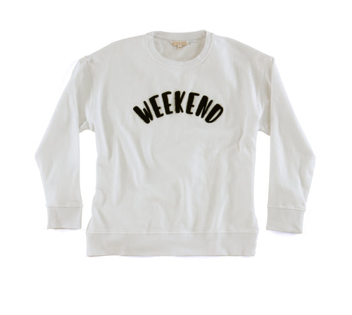 Shiraleah Weekend Sweatshirt, Ivory