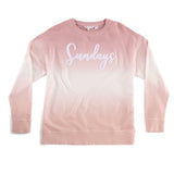 "Sundays" Sweatshirt S, Pink