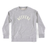 "Weekend" Sweatshirt, Grey