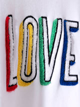 Shiraleah "Love" Sweatshirt, White