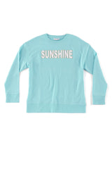 Shiraleah "Sunshine" Sweatshirt, Turquoise