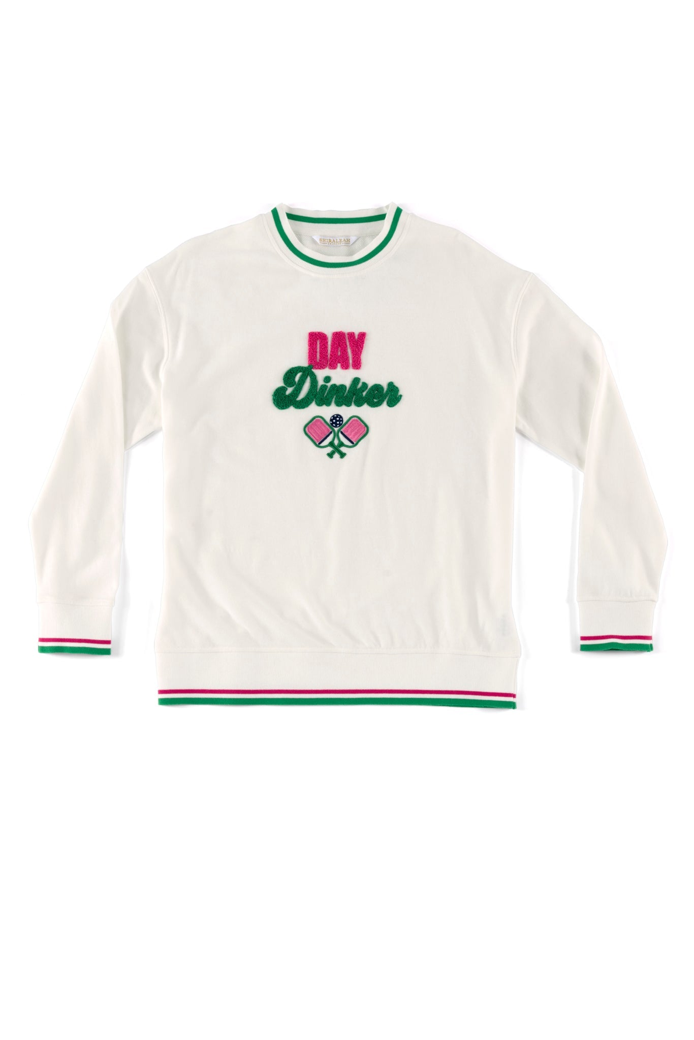 Shiraleah "Day Dinker" Sweatshirt, White