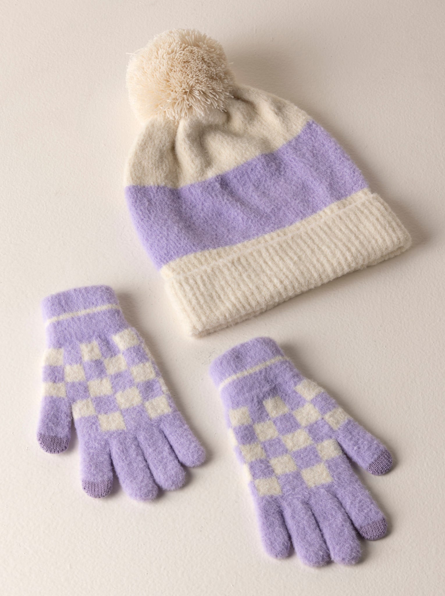 Shiraleah Tanner Touchscreen Gloves, Lilac - FINAL SALE ONLY