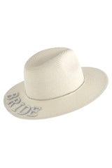 Shiraleah "Bride" Rhinestone Hat, Ivory
