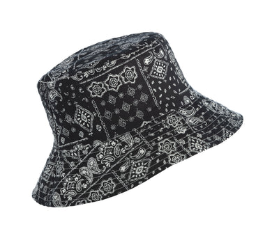 Shiraleah Dallas Reversible Bucket Hat, Black