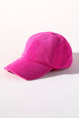 Keep your head shaded and dry this summer with Shiraleah's Sol Ball Hat. Made from soft and absorbent cotton terry, this hat is the perfect poolside companion. Its vibrant fuchsia color matches the rest of Shiraleah's Sol collection. Pair with other items to complete your look!
