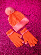 Shiraleah Joy Touchscreen Gloves, Orange