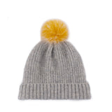 Shiraleah Pick-A-Pom Winter Knit Hat/ Beanie, Grey