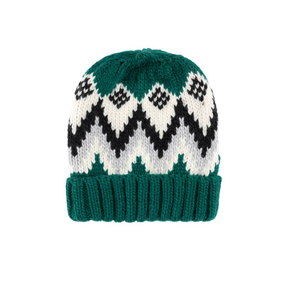 Shiraleah Andy Winter Knit Hat/Beanie, Green - FINAL SALE ONLY