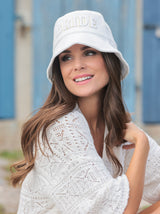 Shiraleah "Bride" Bucket Hat, Ivory