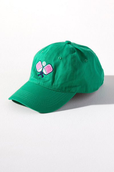 Shiraleah Pickleball Paddles Hat, Green
