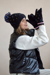 Shiraleah Lisle Winter Knit Hat/ Beanie, Black