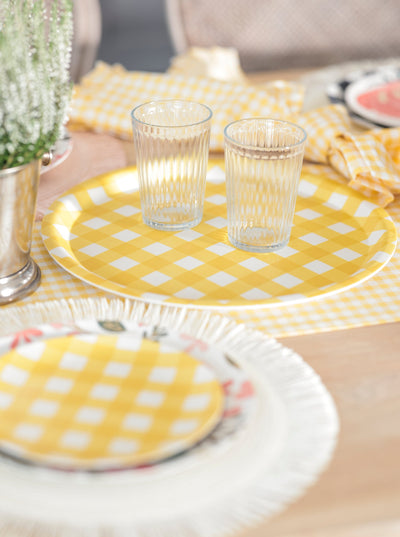 Shiraleah Set Of 4 Fringed Placemats, Ivory - FINAL SALE ONLY