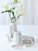 Shiraleah Small Austin Vase, Ivory - FINAL SALE ONLY