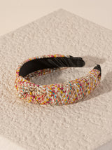 Shiraleah Knotted Straw Headband, Multi