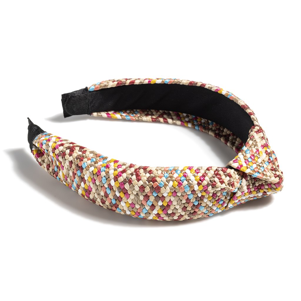 Shiraleah Knotted Straw Headband, Multi