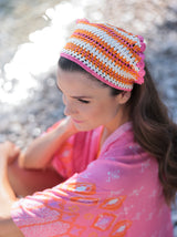 Shiraleah Luna Stripe Crochet Headscarf, Multi