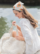 Shiraleah Luna Crochet Headscarf, Multi