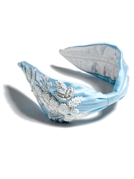 Shiraleah Embellished Wide Headband, Blue - FINAL SALE ONLY