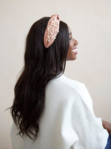 Shiraleah Knotted Pearl Embellished Headband, Blush