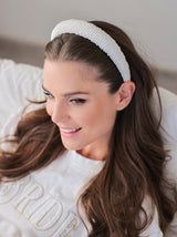 Shiraleah Pearl Headband, White