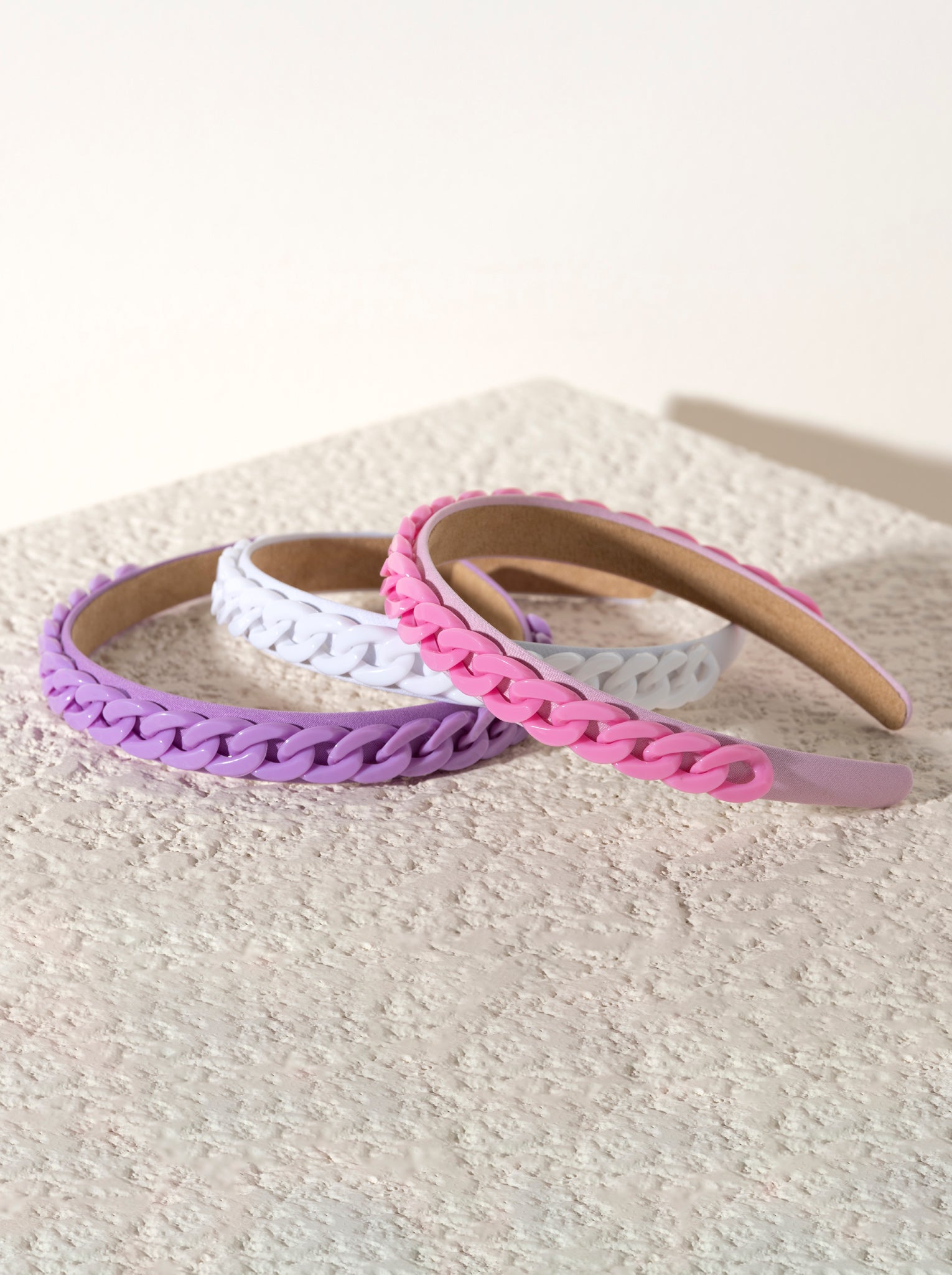 Shiraleah Chainlink Headband, Lilac - FINAL SALE ONLY