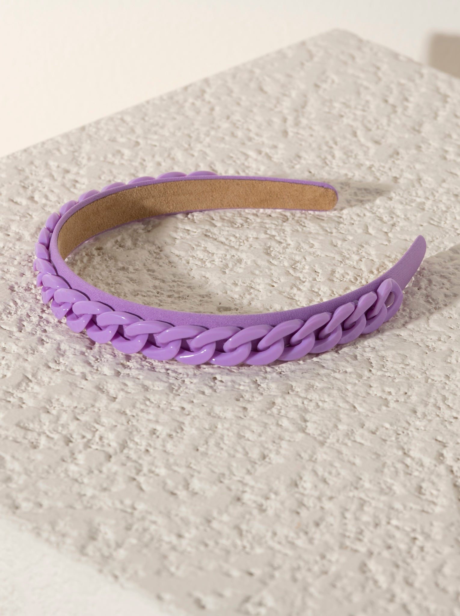 Shiraleah Chainlink Headband, Lilac