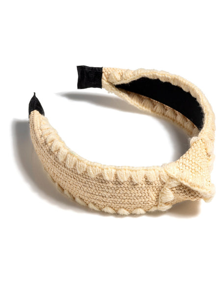 Shiraleah Knotted Headband, Ivory - FINAL SALE ONLY