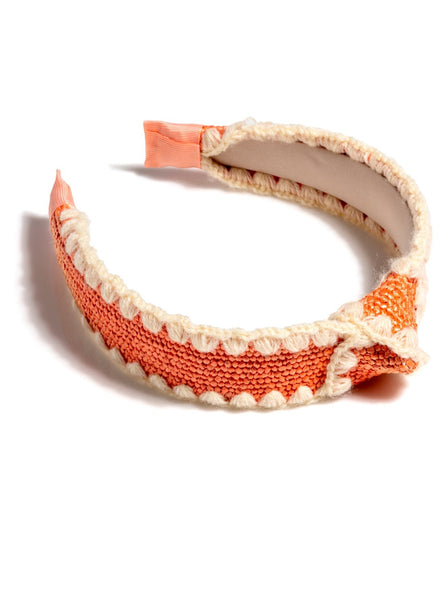 Shiraleah Knotted Headband, Orange - FINAL SALE ONLY