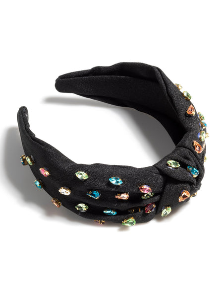 Shiraleah Gemmie Knotted Headband, Black