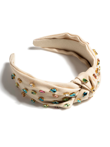 Shiraleah Gemmie Knotted Headband, Champagne