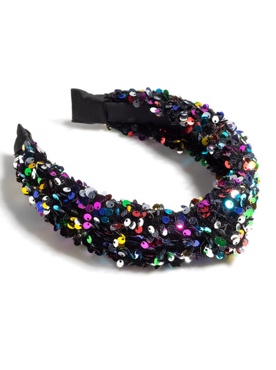 Shiraleah Knotted Sequins Headband, Multi