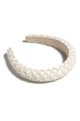 Shiraleah Pearl Headband, Ivory