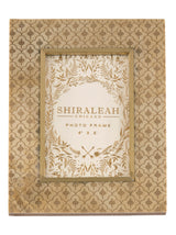 Put your favorite memories on display with Shiraleah’s Portofino Marbled Picture Frame. With a patterned design and a natural tan color scheme, this 4x6 frame adds a fun boho flair to your table top décor. The easel back stand allows the frame to sit easily on any flat surface display with a strong glass barrier to protect your artwork. Mix and match with other Shiraleah frames to complete your home gallery's look!
