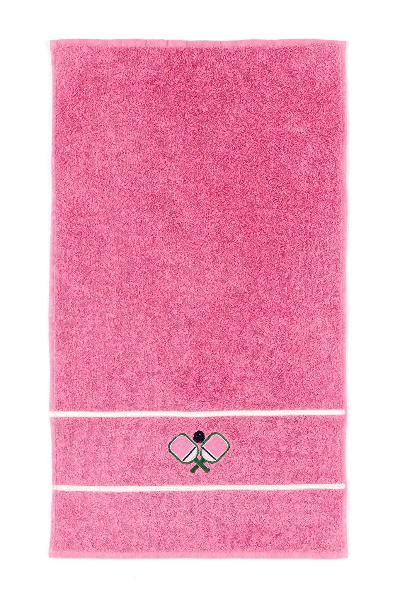 Shiraleah Pickleball Paddles Hand Towel, Pink