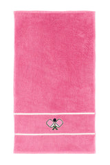 Shiraleah Pickleball Paddles Hand Towel, Pink