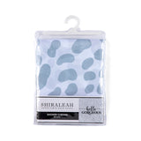Shiraleah "Hello Gorgeous" Shower Curtain, Grey