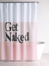 Shiraleah "Get Naked" Shower Curtain, Blush - FINAL SALE ONLY