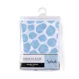 Shiraleah "Splash" Shower Curtain, Sky Blue - FINAL SALE ONLY